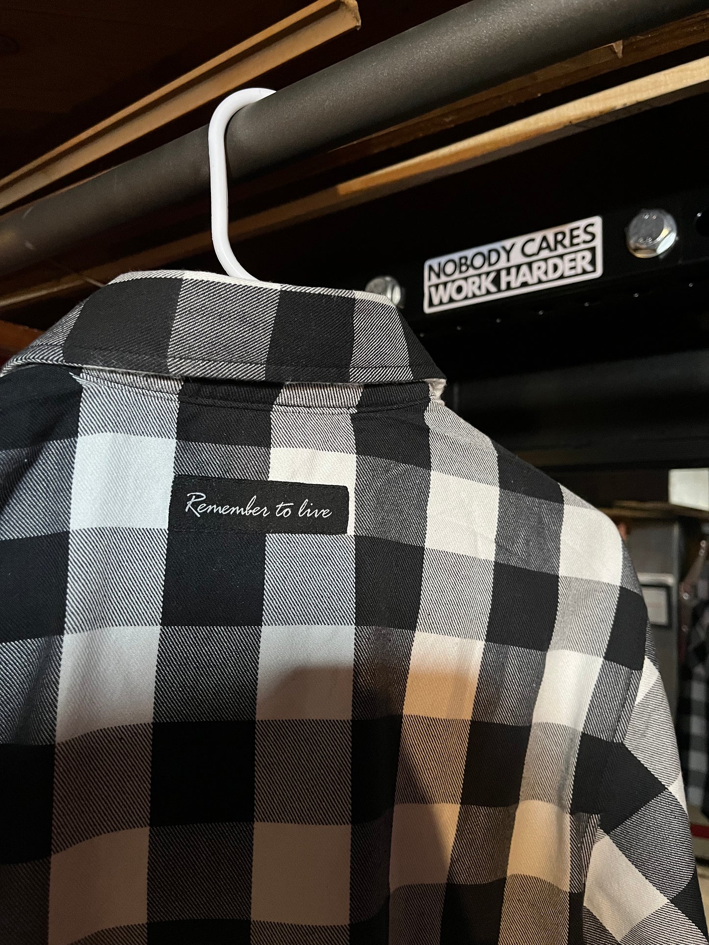 ‘Remember To Live’ Flannel