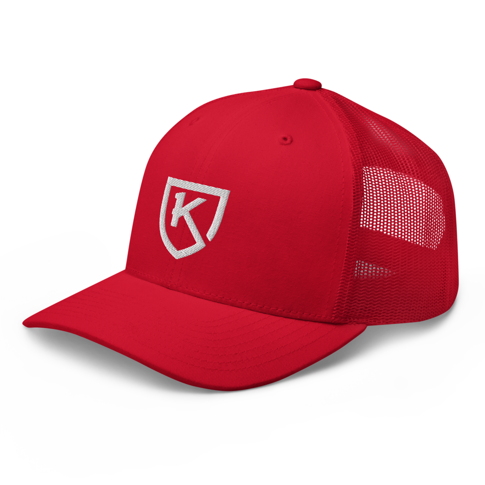 K1 Apparel Co. Shield Snapback Red